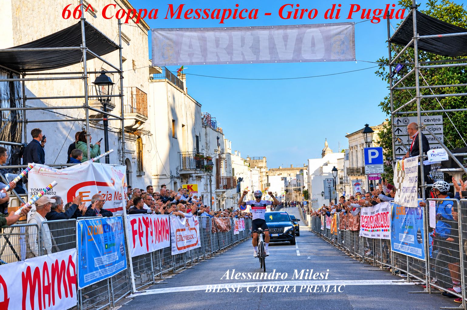 Alessandro Milesi Vincitore della 66 Coppa Messapica - Giro di Puglia